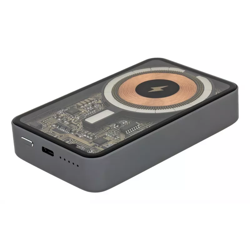 Nešiojama išorinė baterija PATONA 9992, 10000 mAh, LiPo 38,5 Wh, USB‑C PD 20 W, 2 išėjimai, 12 V/3 A įėjimas/išėjimas, juoda