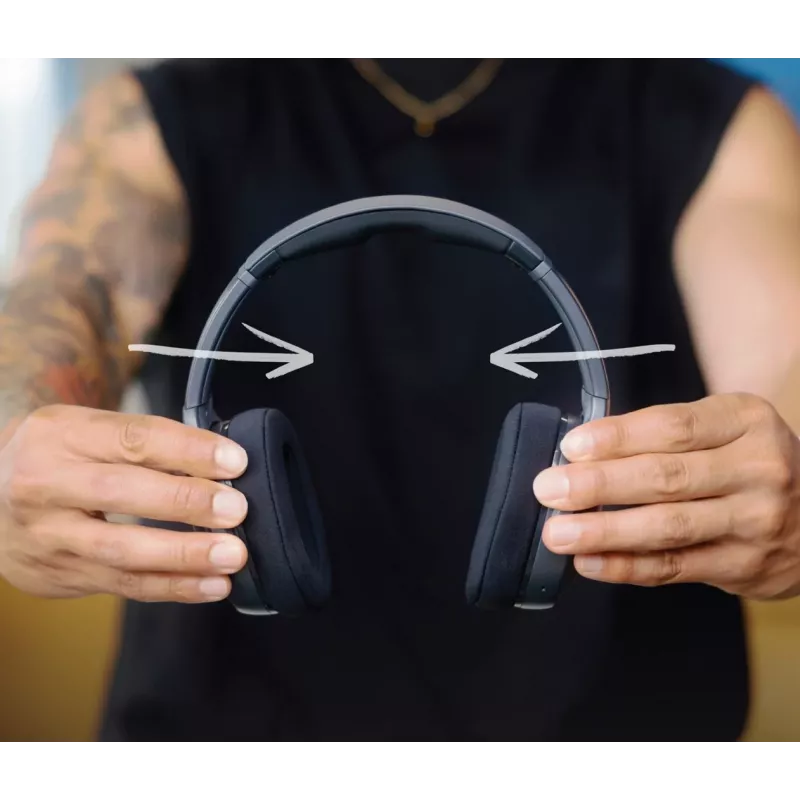 Ausinės Skullcandy Crusher 540 Active — laidinės ir belaidės Bluetooth, USB-C, ant galvos, 20–20000 Hz