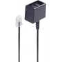 telefoninis kabelis ShiverPeaks BS71280-8 0,15 m juodas