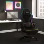 Žaidimų kėdė huzaro HZ-FORCE 4.6 RGB Juoda Mesh — ergonomiška, reguliuojamo aukščio, RGB apšvietimas, medžiaginis sėdynės paviršius, maks. 130 kg