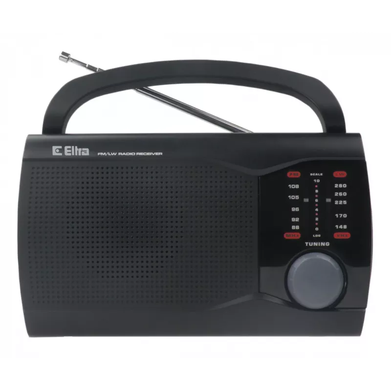 Radijas FM AM Eltra Ewa, juodas