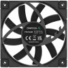 120 mm PWM plonas korpuso ventiliatorius DeepCool FT12 plonas — juodas, žemo profilio konstrukcija, PWM valdymas
