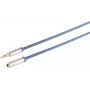 3.5 mm garso kabelis ShiverPeaks 30805-1.5-MHQ-plonas Chrome Metal plonas Line 1,5 m
