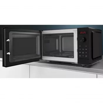 Siemens iQ300 FF023LMB2 mikrobangų krosnelė Juoda Solo mikrobangų krosnelė Ant stalviršio 20 L 800 W