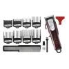 Wahl Cordless Magic Clip Burgundy plaukų kirpimo mašinėlė 0,8-2,5 mm
