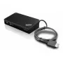 Lenovo 40A40090EU nešiojamojo kompiuterio dokas/portų kopijuoklis Laidinis USB 3.2 Gen 1 (3.1 Gen 1) Type-A Juoda
