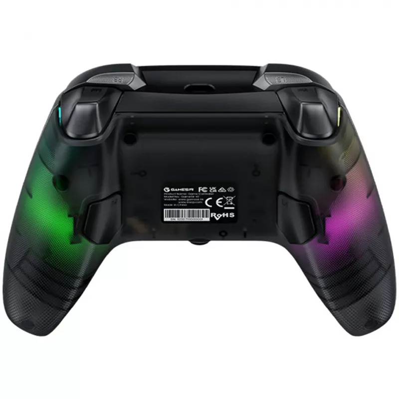 GameSir žaidimų pultelis Kaleid juoda permatoma laidinė USB Type-C, skirta Xbox One / Xbox Series X / Series S, 3 m laidas