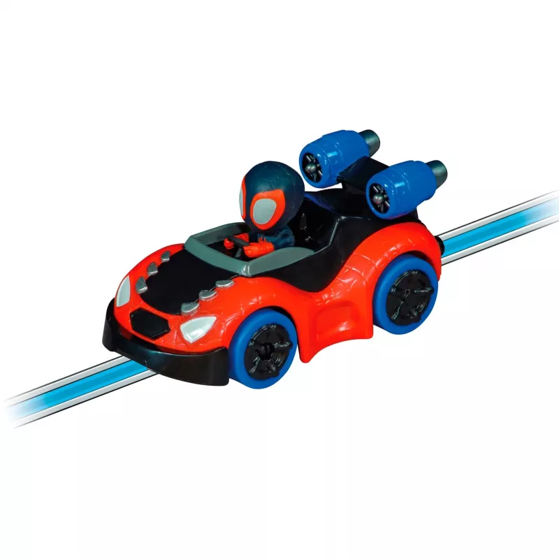 Slot car rinkinys CARRERA FIRST Spidey 20063049 — vaikų pradedančiųjų lenktynių trasa