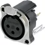 Neutrik NC3FBV2 jungiamumo priedas, juodas