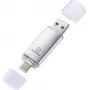 “Renkforce” RF-USBOS-220 USB atmintukas 32 GB sidabrinis RF-6684362 USB-A, USB-C® (RF-6684362)