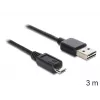 USB laidas DeLOCK EASY-USB 2.0-A - USB 2.0 micro-B 3m