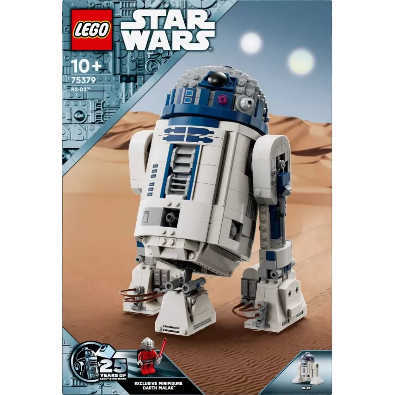 „LEGO“ surenkamas droidas R2‑D2 rinkinys 75379 — 1 050 detalių, nuo 10 metų, 160×110×240 mm, 0,24 kg