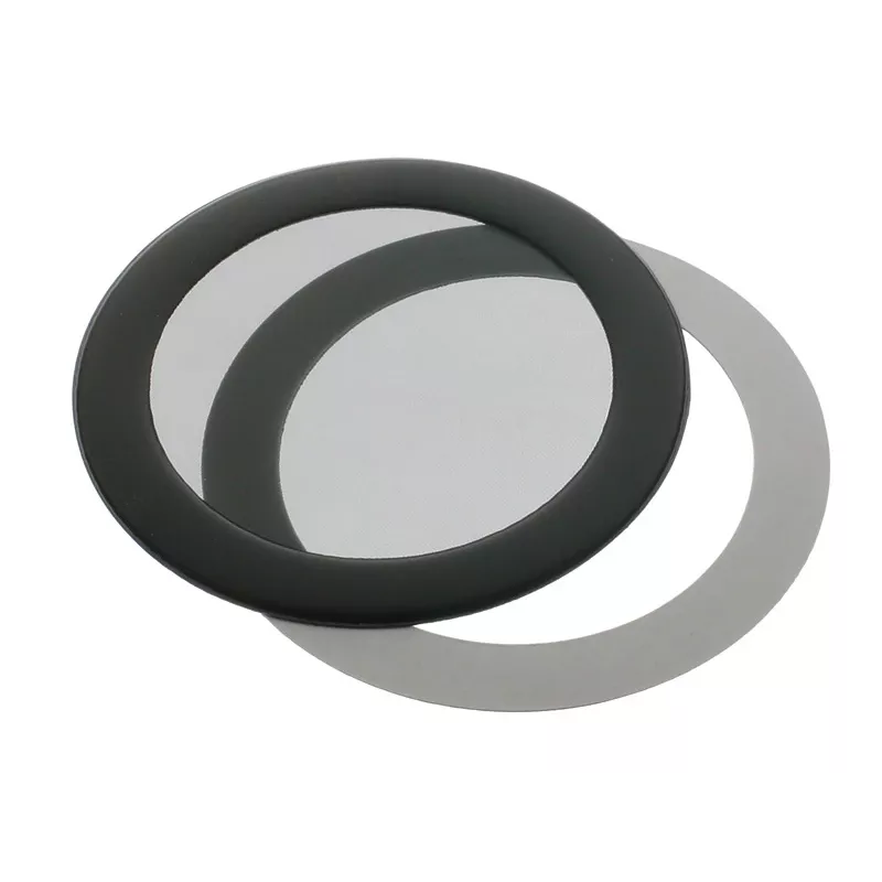 DEMCiflex dulkių filtras 80 mm, apvalus – juodas/juodas