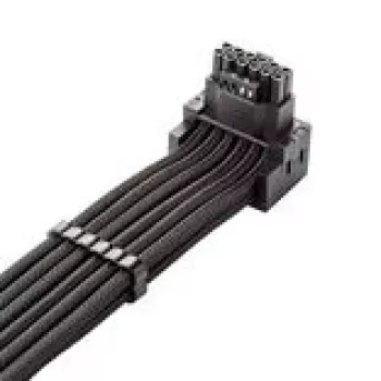 PCIe maitinimo ilgintuvo laidas CableMod C-Series Pro Variant A 90° 16 kontaktų į 2×8 kontaktų juodas