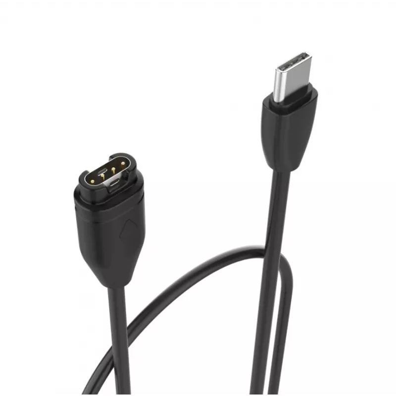 USB-C įkrovimo laidas FIXED, skirtas Garmin Fenix 5/6/7/7X, Epix, Venu 2/3, Vívoactive 3/4/5 — 1 m
