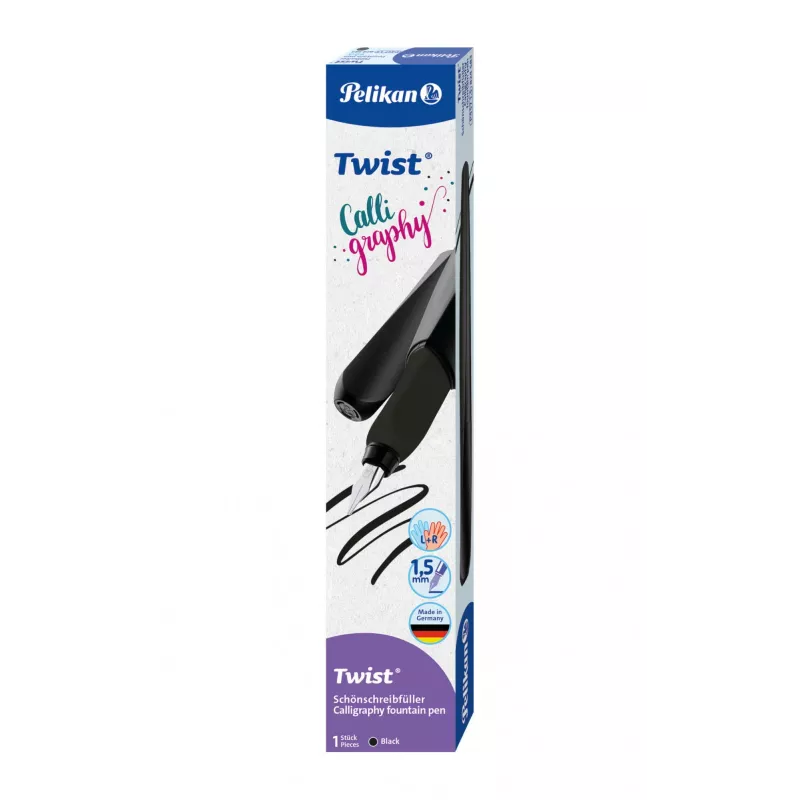 Pelikan Twist Calligraphy Juoda plunksnakojis