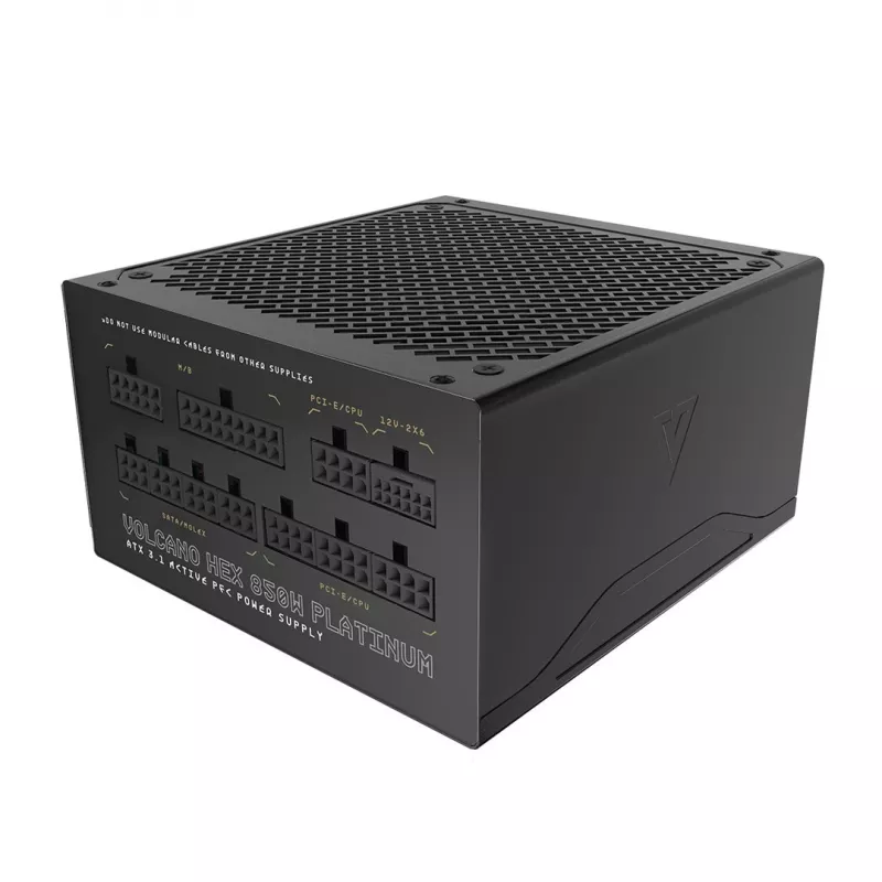 Maitinimo blokas MODECOM Volcano Hex 850W Platinum modulinis ATX 850 W 80 Plus Platinum