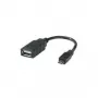 ROLINE USB 2.0 kabelis, USB 2.0 Type Micro B - Type A BU, OTG 0,15 m (11.02.8311)