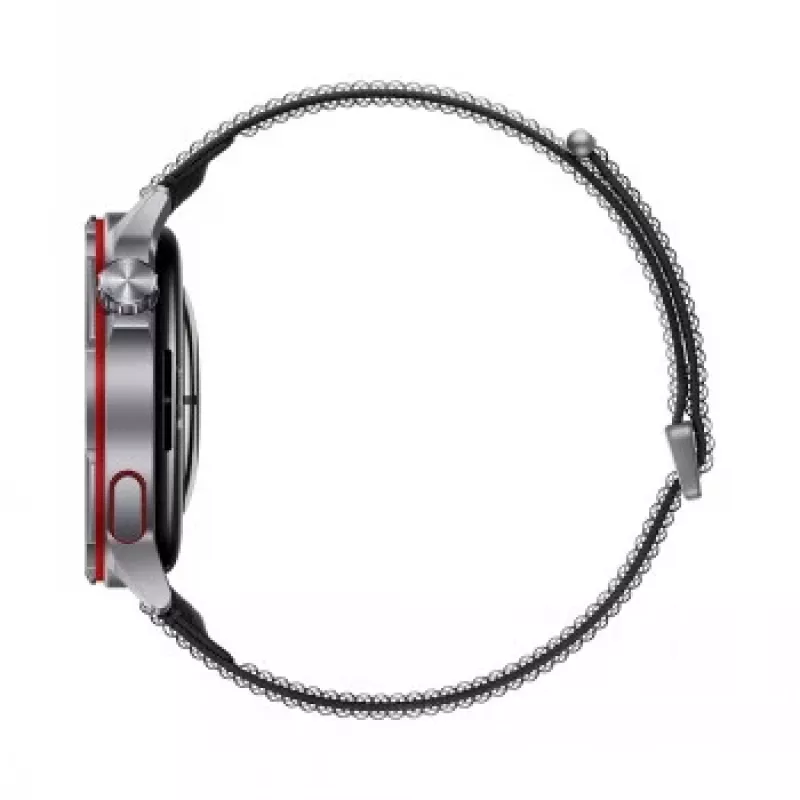 Išmanusis laikrodis HUAWEI GT Runner 2 — 1,32 colio (3,35 cm) AMOLED 466×466, titano korpusas, GPS, fluoroelastomerinis juodas dirželis