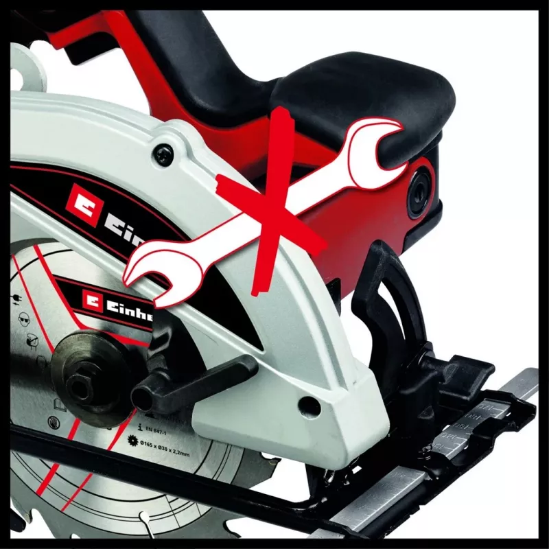 Pjūklas Einhell TC-CS 1250 16.5 cm juodas raudonas