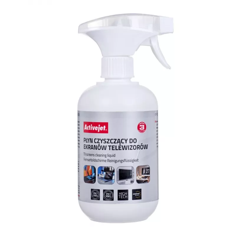Įrangos valymo purškalas ActiveJet AOC-028 500 ml – LCD/LED/plazminiams ekranams, purškimo buteliukas