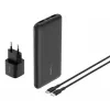 Belkin BoostCharge - Powerbank + AC maitinimo šaltinis - 10000 mAh - PD - 3 išvesties prievadai (24 kontaktų USB-C, 2 x USB)