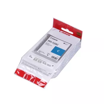 “Canon PFI-120C” rašalo kasetė, 1 vnt., Originali, žalsvai mėlyna