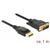 Vaizdo kabelio adapteris DeLOCK 85312 1m DisplayPort į DVI-D juodas