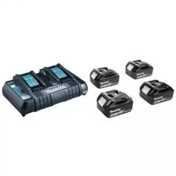 MAKITA maitinimo šaltinis KIT 18V (BL1850Bx4+DC18RD) MAKPAC