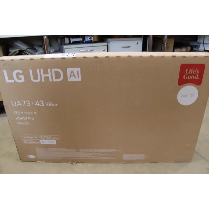 LED LCD televizorius LG 65UA73003LA 65 colių (164 cm) UHD 3840×2160, webOS 25, Wi‑Fi, HDMI/USB, DVB‑T2/C/S2