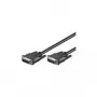 Wentronic Goobay DVI-D FullHD kabelis Dual Link, juodas, 3 m - DVI-D kištukas Dual-Link (24+1 kontaktas) > DVI-D kištukas Dual-Link (24+1 kontaktas) (68083)