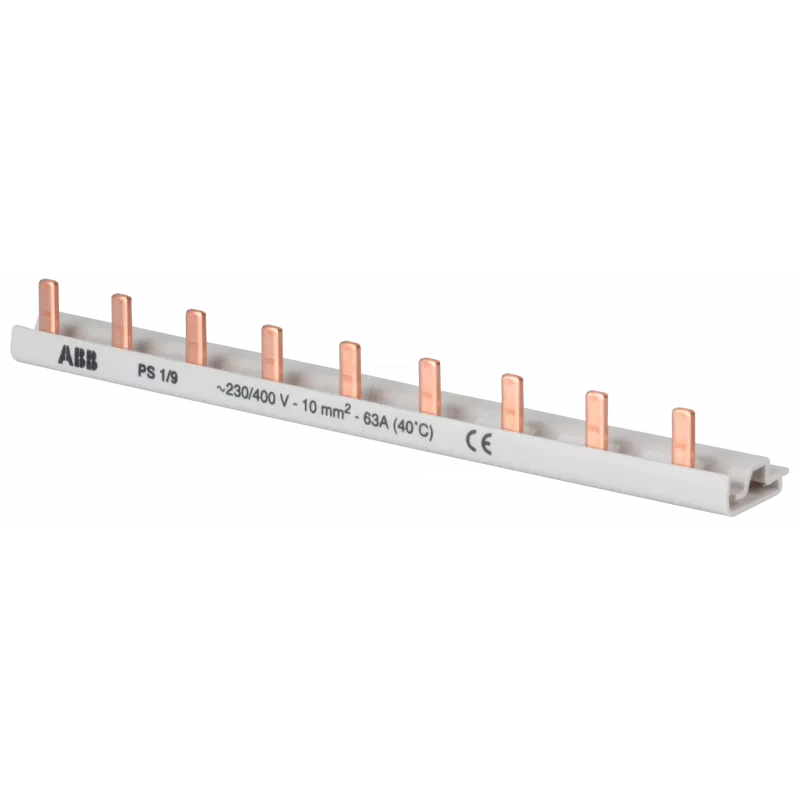 ABB 1 fazės šynos PS1/9 pro M kompaktiškos 9 modulių uždarytos PS1/9 (2CDL210001R1009)