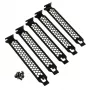 PCI lizdų dangteliai 5 vnt. juodi Kolink KL-PCIE-5 — metalinės tuščių lizdų plokštelės
