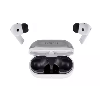 Belaidės stereo ausinės Samsung Galaxy SM-R420NZAAEUE — Į ausį įdedamos TWS, Bluetooth 5.4, IP54, ANC, 6 mikrofonai, 515 mAh dėklas