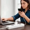 USB-A lizdo adapteris, 5 W, 5 V / 1 A, 1xUSB-A baltas