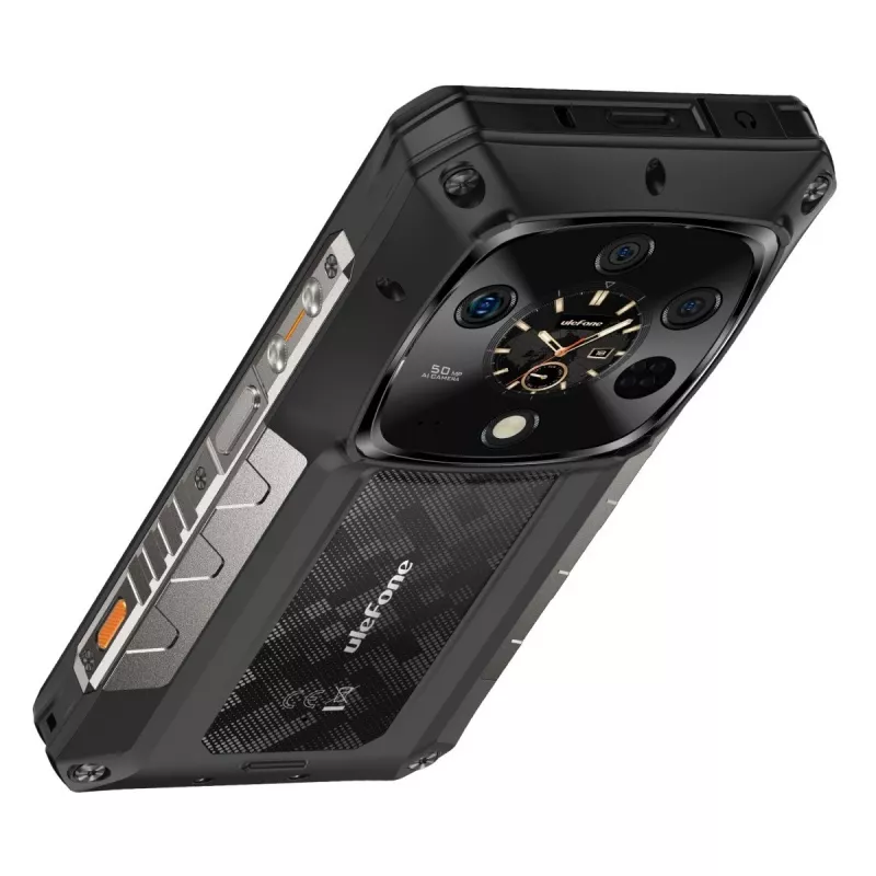 Patikimas išmanusis telefonas UleFone Armor 28 Ultra 5G — 16GB RAM, 1TB atminties, juodas