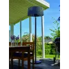 TunaBone elektrinis stovintis terasos šildytuvas, dvigubos skaidrios halogeninės šildymo lempos | TB1821SH-01 | Terasos šildytuvas | 2100 W | Juodas