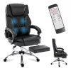 Ergonomiška biuro pasukama kėdė mark adler MA-BOSS 6.0, organinės odos sėdynė, reguliuojamas aukštis 47–55 cm, juosmens atrama, Dual pasvirimo mechanizmas