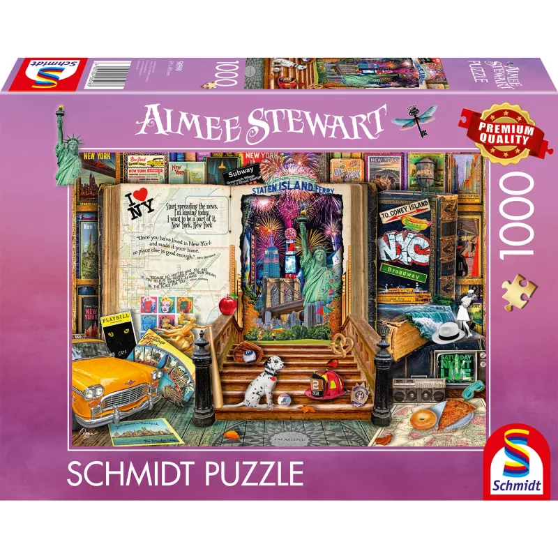 Jigsaw Puzzle schmidt spiele Aimee Stewart: Memories of New York — 1000 detalių