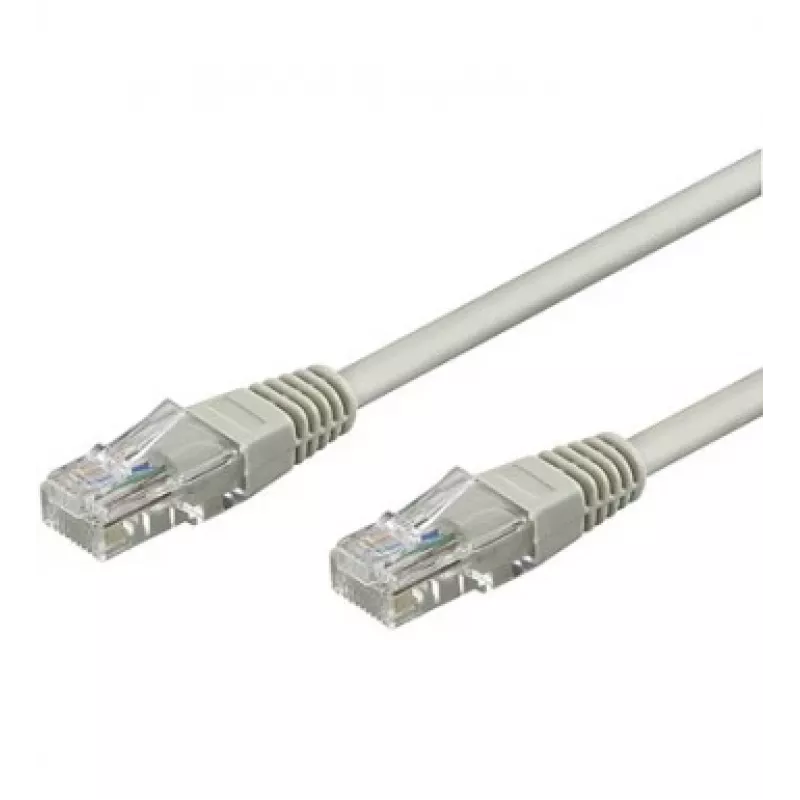 Wentronic Goobay CAT 6 jungiamasis kabelis, U/UTP, pilkas, 3 m - CCA vario mišinys (68409)