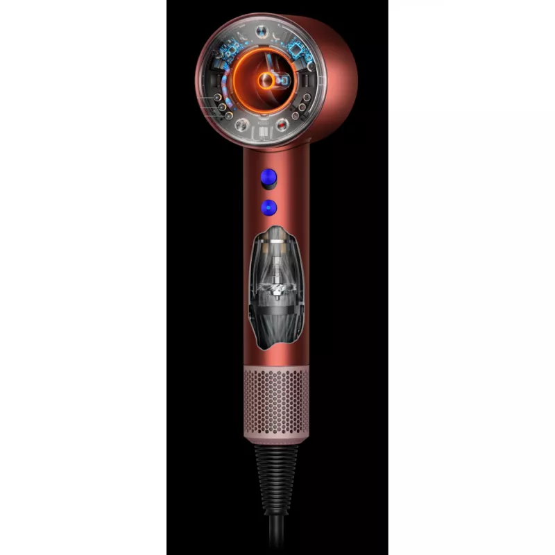 Dyson Supersonic plaukų džiovintuvas Nural Strawberry Brown, 1600 W, 3 greičio nustatymai