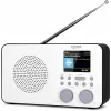 Internetinis radijas TECHNISAT VIOLA 2 C IR — Analoginis ir skaitmeninis imtuvas, DAB+/FM, Wi‑Fi, 3 W, 2,4 colio TFT, 3,5 mm, juoda/baltas