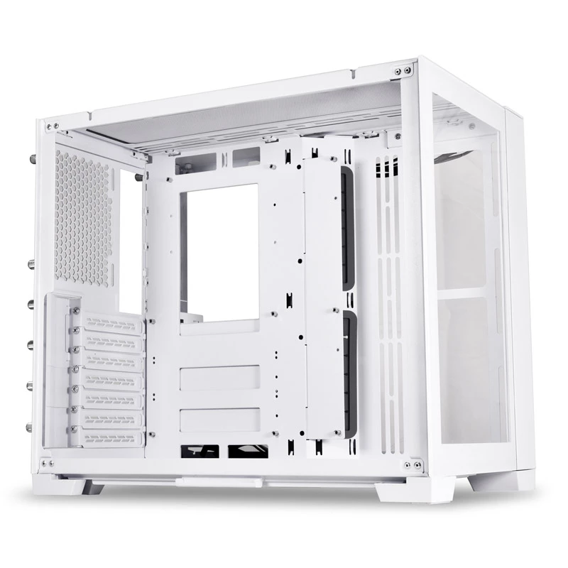 PC korpusas Lian Li O11D Mini-S Mini Tower baltas (suderinamas su SFX/SFX-L maitinimo šaltiniu)