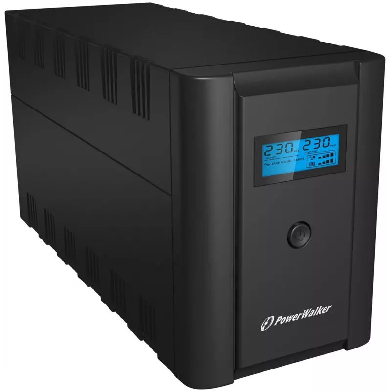 PowerWalker VI 1200 LCD/FR linijinis-interaktyvus 1,2 kVA 600 W 4 kintamosios srovės lizdai