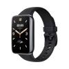 Silikoninis dirželis FIXED, skirtas Xiaomi Mi Smart Band 7 Pro — juodas, reguliuojamas, atsparus vandeniui