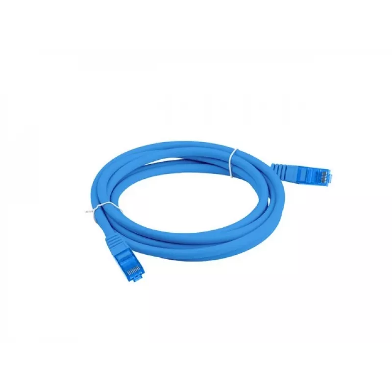 Patchcord Cat.6a S/FTP CCA 2.0m mėlynas