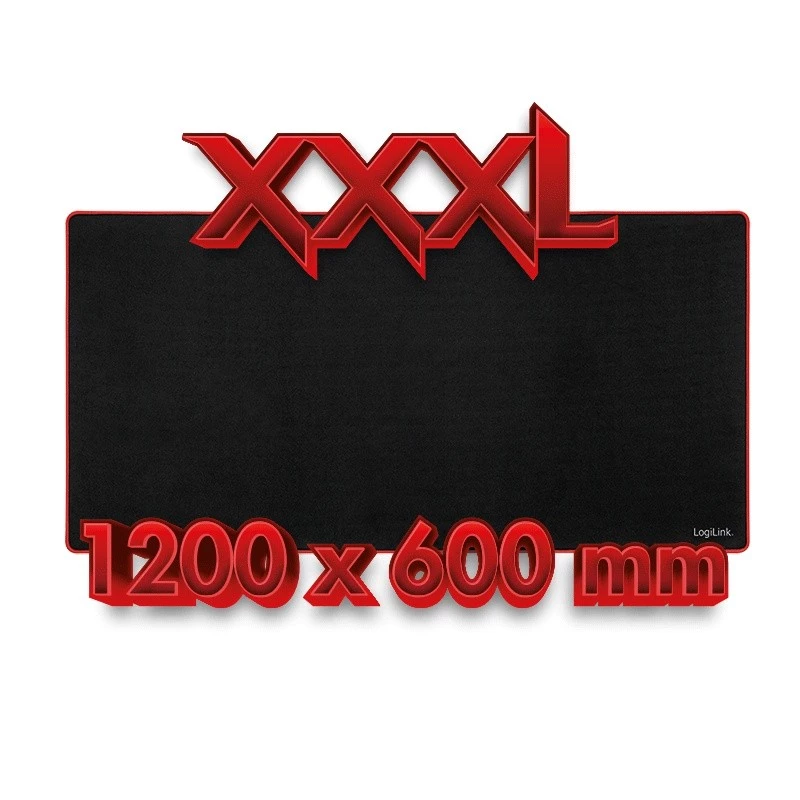 XXXL žaidimų pelės kilimėlis, juodas