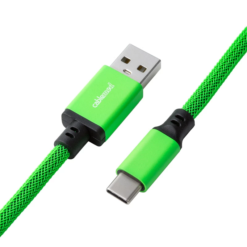 Cablemod CM-CKCA-CLG-KLG150KLG-R USB kabelis 1,5 m USB A USB C Žalias (CM-CKCA-CLG-KLG150KLG-R)