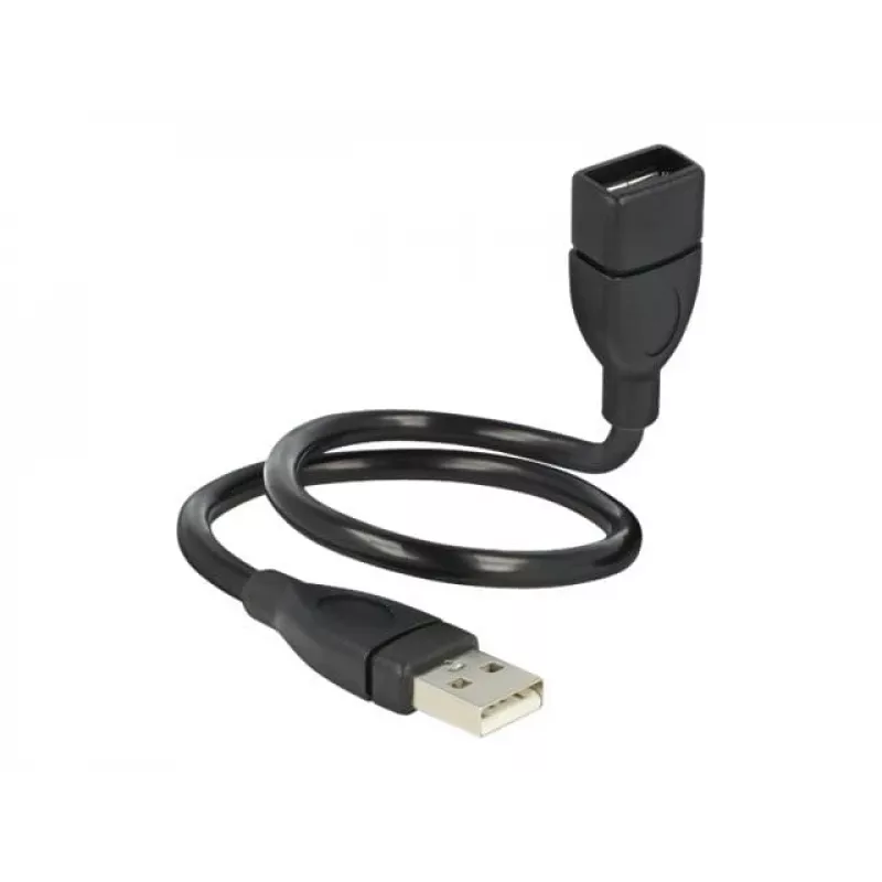 USB laidas DeLOCK 35cm USB 2.0 83498 juoda