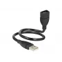 USB laidas DeLOCK 35cm USB 2.0 83498 juoda